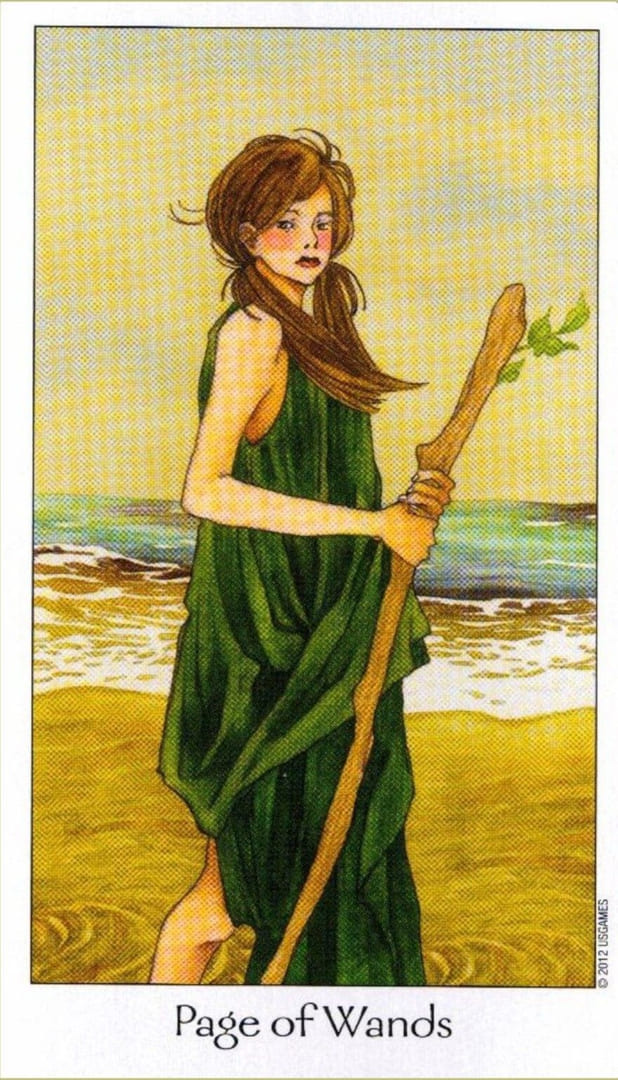 Page of Wands — Dreaming Way Tarot