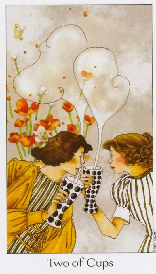 Two of Cups — Dreaming Way Tarot