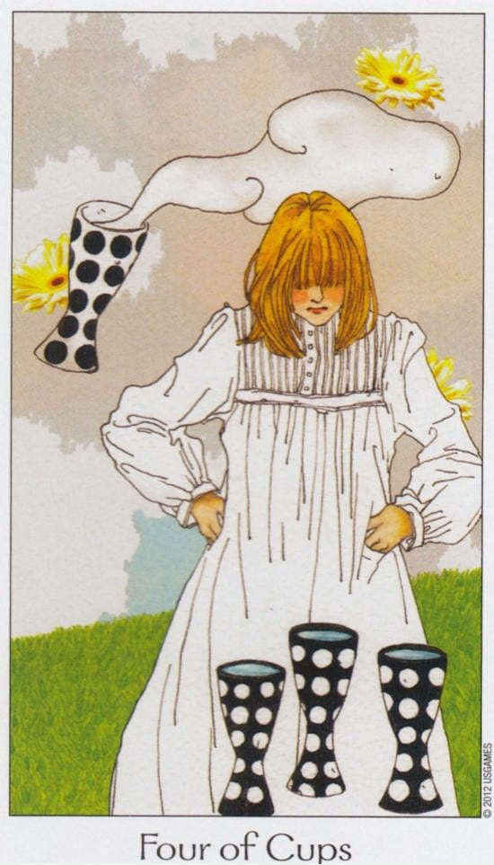 Four of Cups — Dreaming Way Tarot