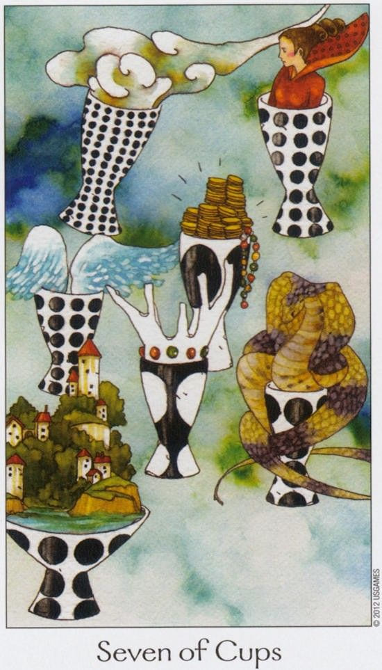 Seven of Cups — Dreaming Way Tarot