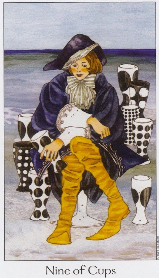 Nueve de Copas — Dreaming Way Tarot