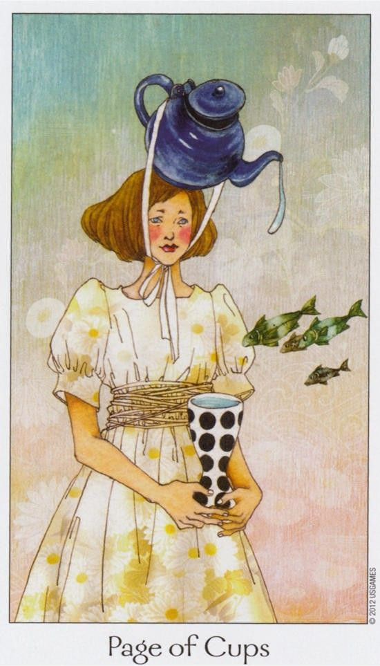 Sota de Copas — Dreaming Way Tarot