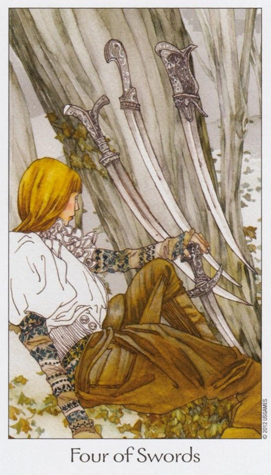 Four of Swords — Dreaming Way Tarot