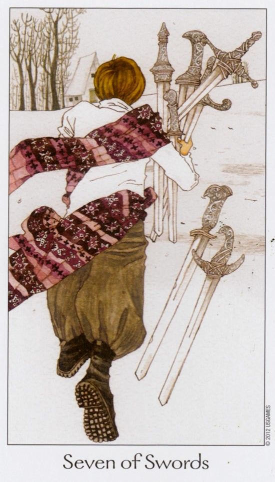 Seven of Swords — Dreaming Way Tarot