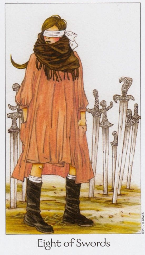 Eight of Swords — Dreaming Way Tarot