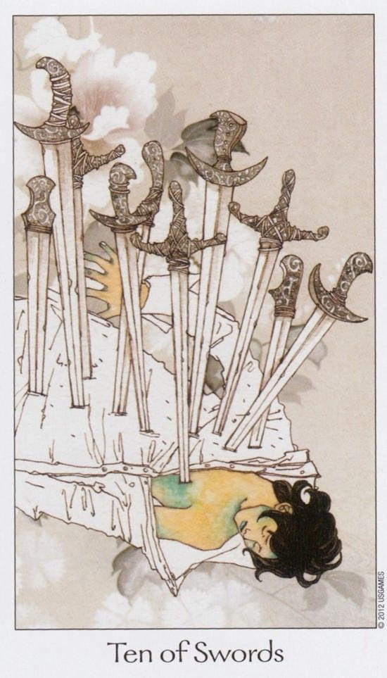 Ten of Swords — Dreaming Way Tarot
