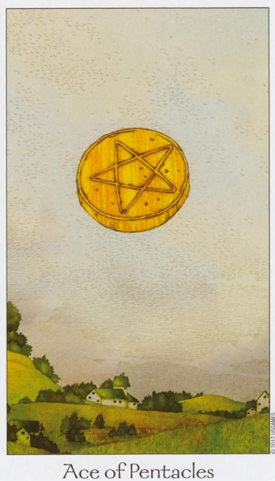 Ace of Pentacles — Dreaming Way Tarot
