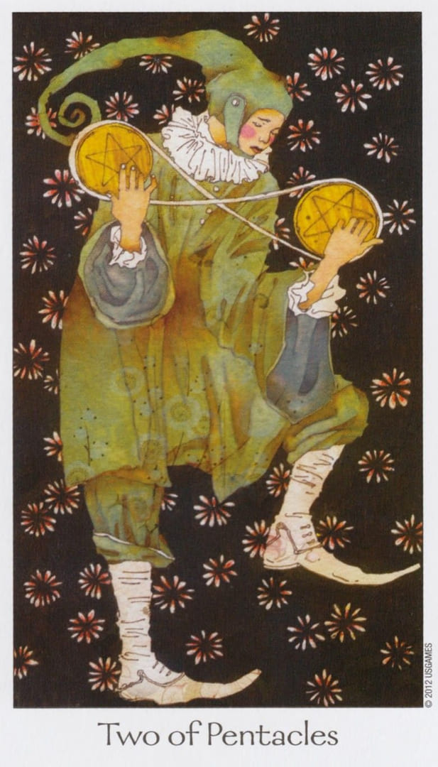 Two of Pentacles — Dreaming Way Tarot