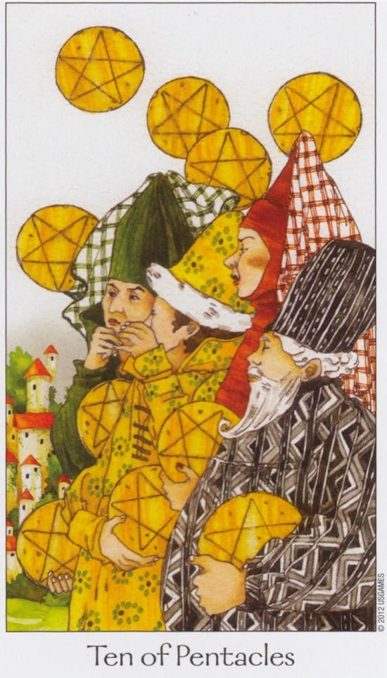Ten of Pentacles — Dreaming Way Tarot