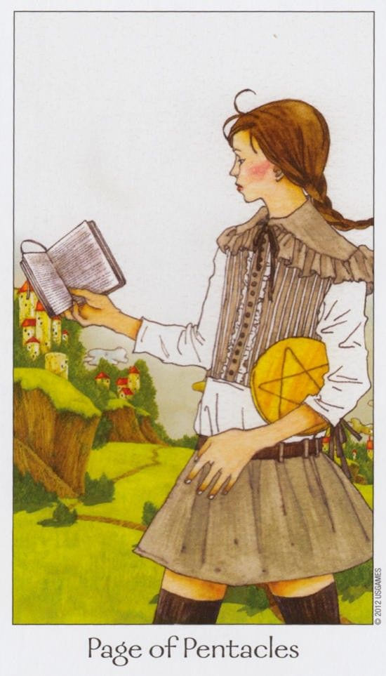 Sota de Oros — Dreaming Way Tarot