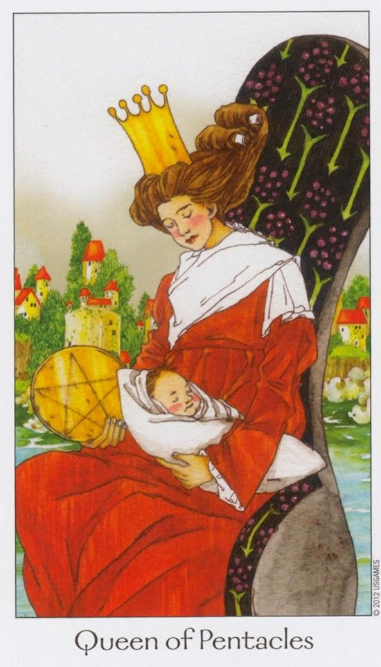Queen of Pentacles — Dreaming Way Tarot