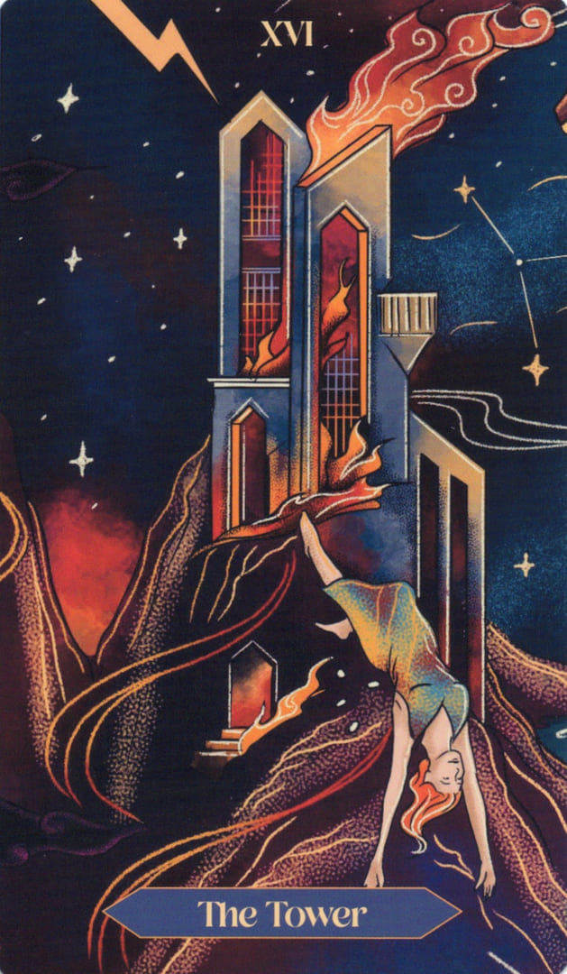 The Tower — Dreamscapes Tarot