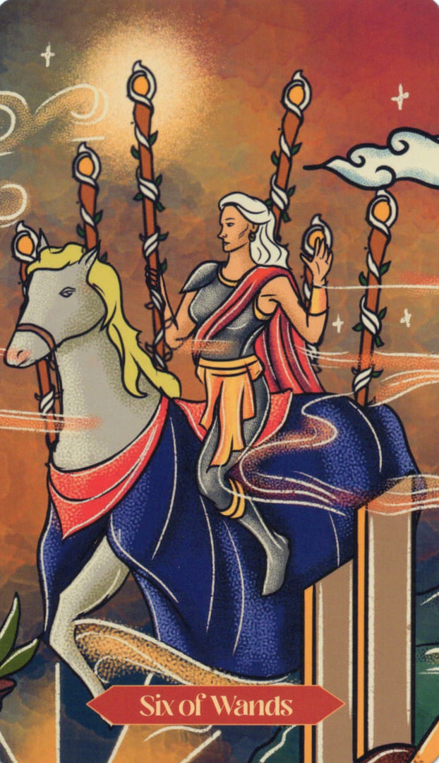 Six of Wands — Dreamscapes Tarot