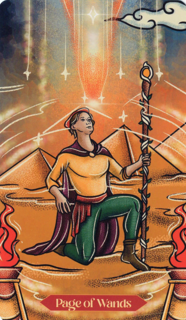 Page of Wands — Dreamscapes Tarot