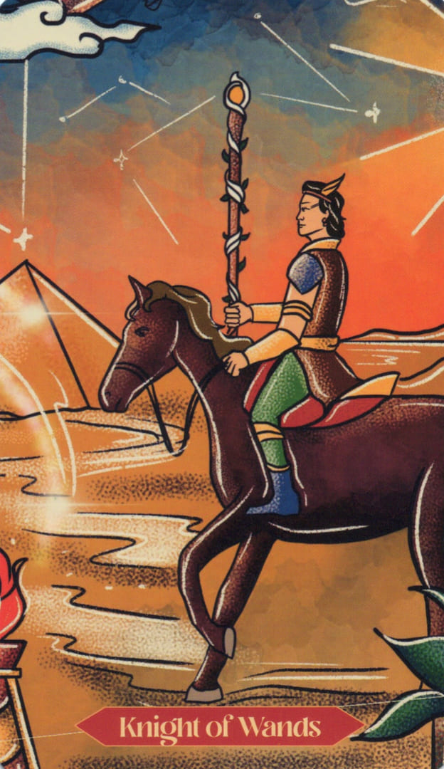 Knight of Wands — Dreamscapes Tarot