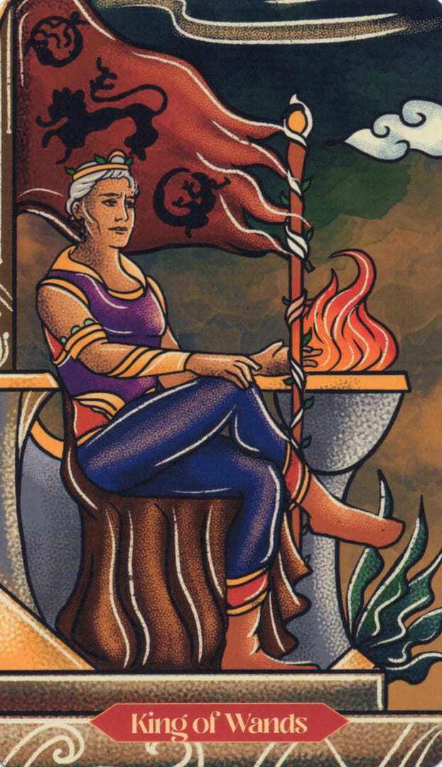 King of Wands — Dreamscapes Tarot