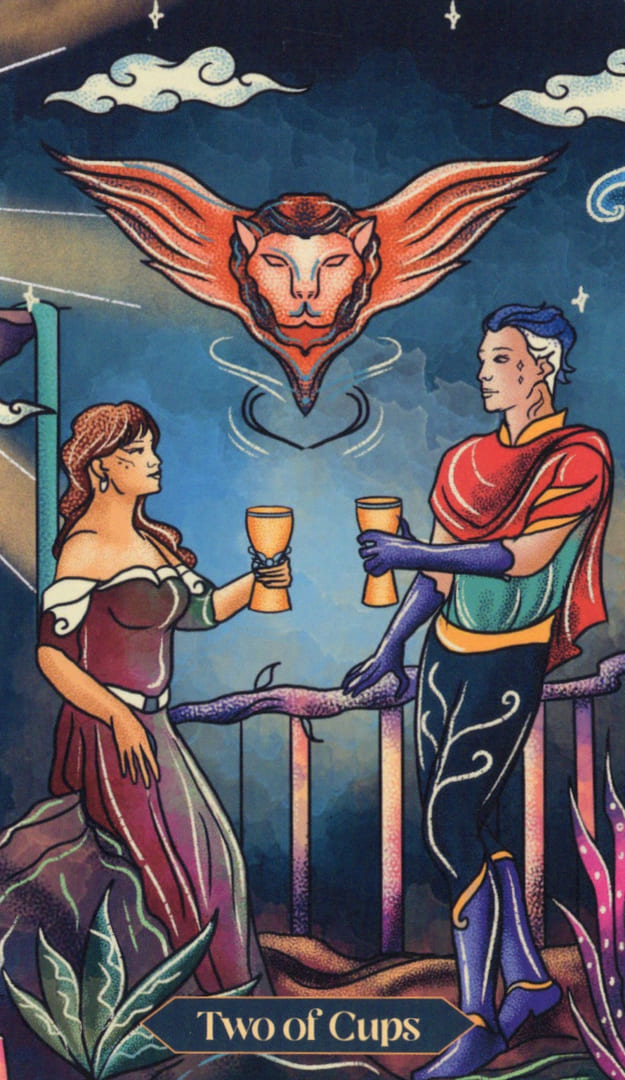 Two of Cups — Dreamscapes Tarot