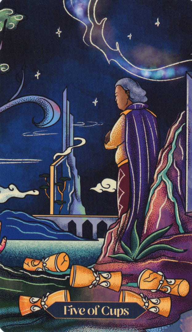Five of Cups — Dreamscapes Tarot