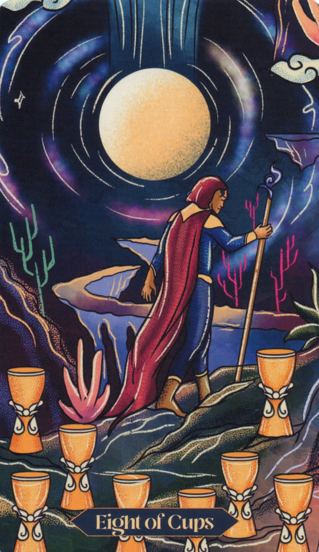Eight of Cups — Dreamscapes Tarot