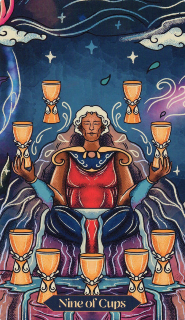 Nine of Cups — Dreamscapes Tarot