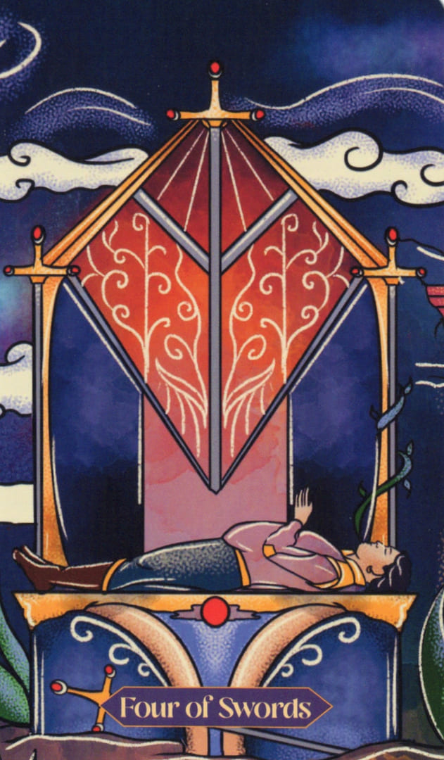 Four of Swords — Dreamscapes Tarot