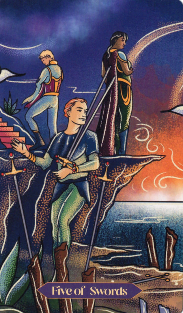 Five of Swords — Dreamscapes Tarot