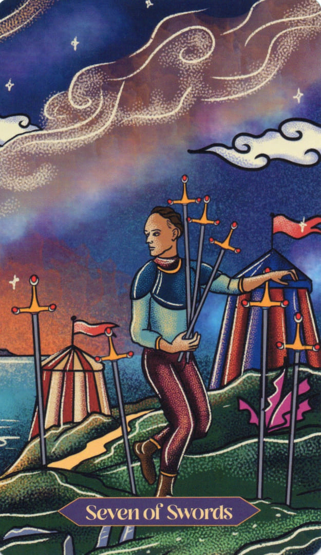 Seven of Swords — Dreamscapes Tarot