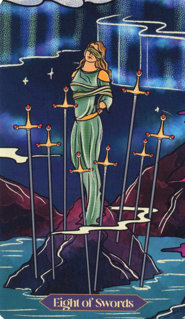 Eight of Swords — Dreamscapes Tarot