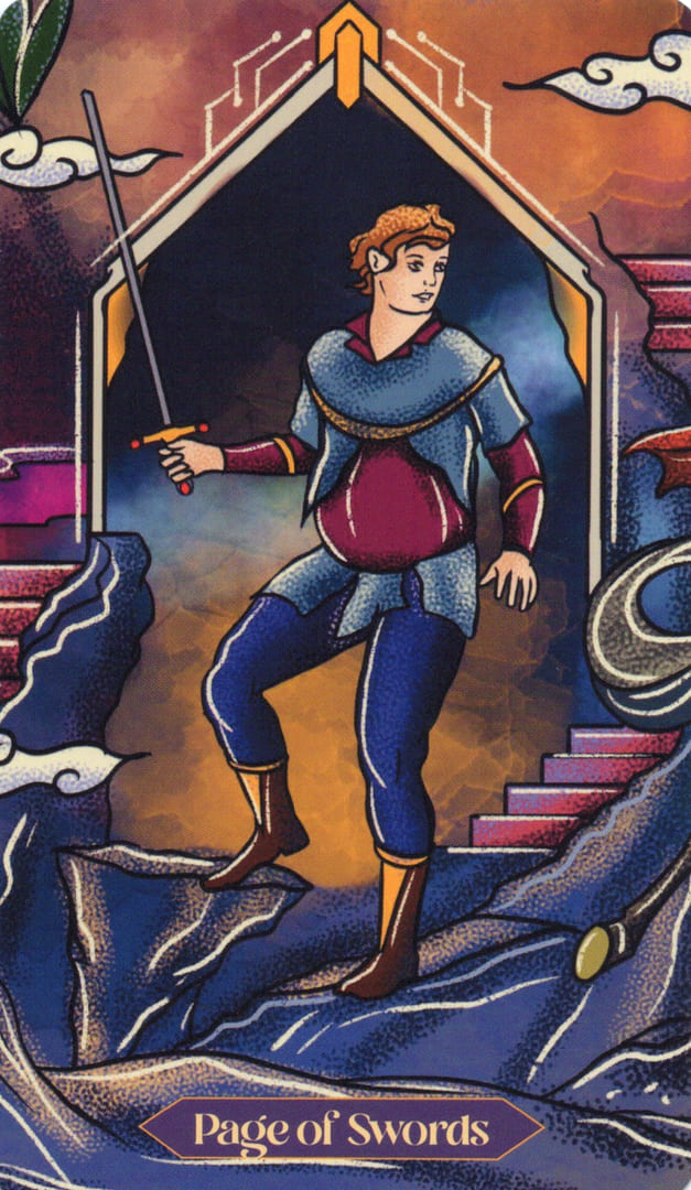 Page of Swords — Dreamscapes Tarot