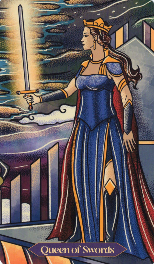 Queen of Swords — Dreamscapes Tarot