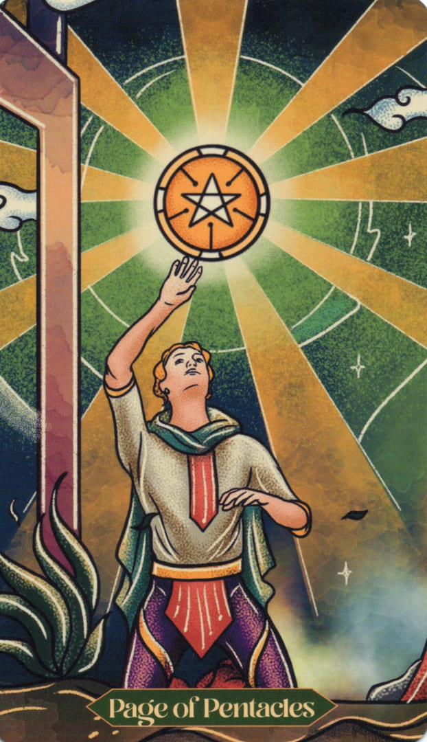 Page of Pentacles — Dreamscapes Tarot