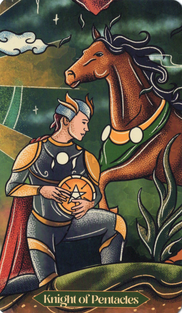 Caballo de Oros — Dreamscapes Tarot