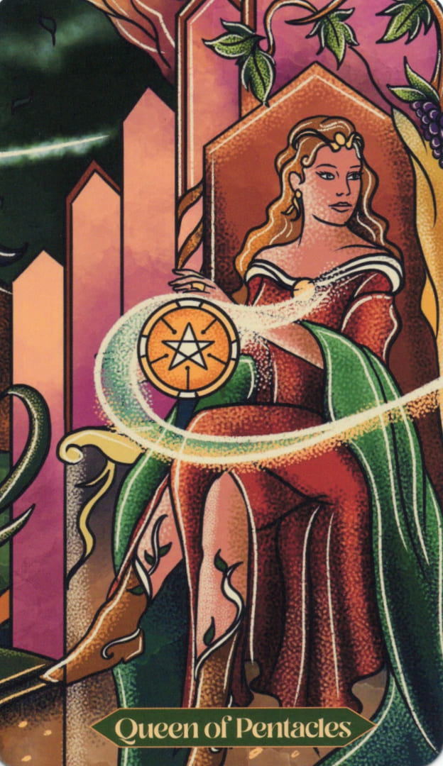 Queen of Pentacles — Dreamscapes Tarot