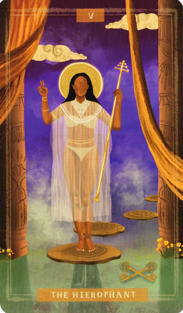 The Hierophant — Earth Woman Tarot