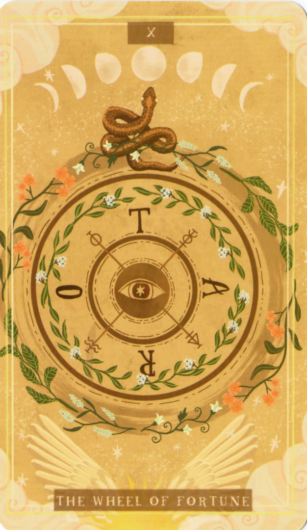 Wheel of Fortune — Earth Woman Tarot