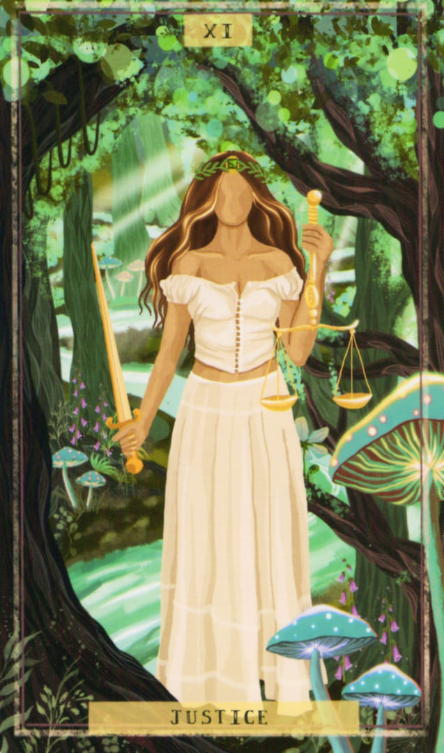 Justice — Earth Woman Tarot