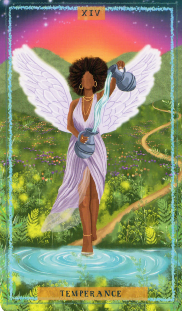 Temperance — Earth Woman Tarot