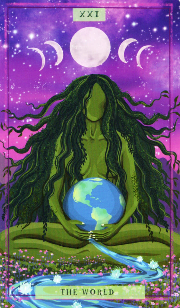 The World — Earth Woman Tarot