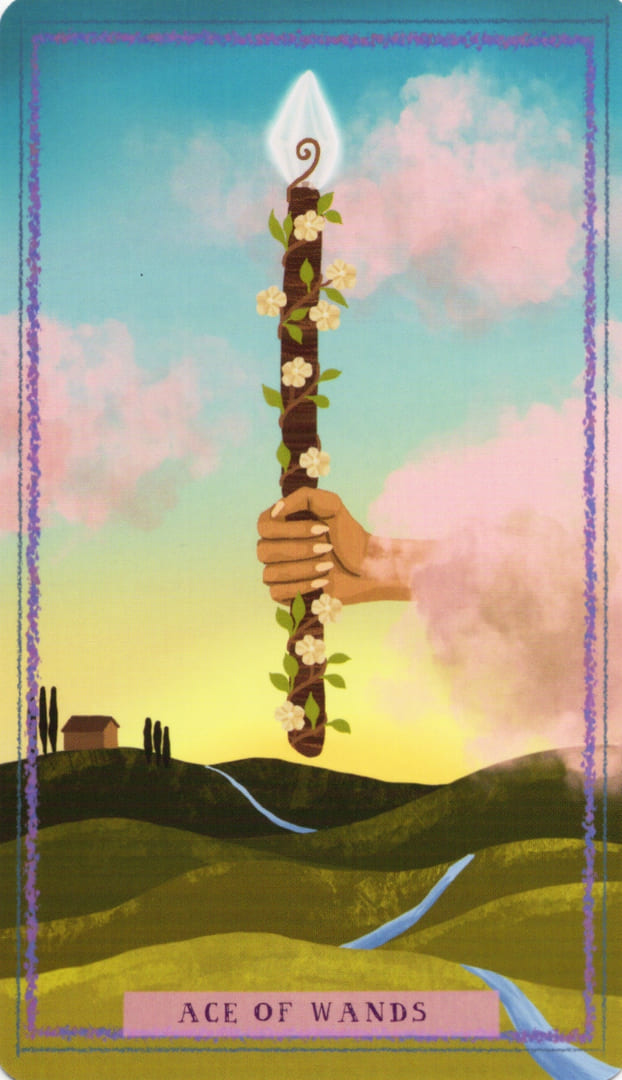 Ace of Wands — Earth Woman Tarot