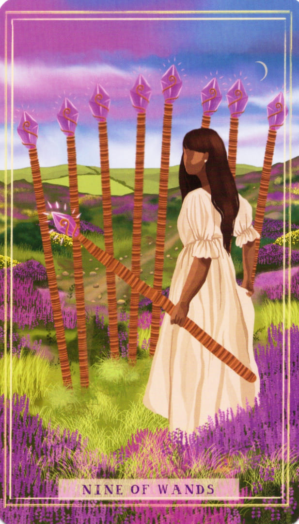 Nine of Wands — Earth Woman Tarot