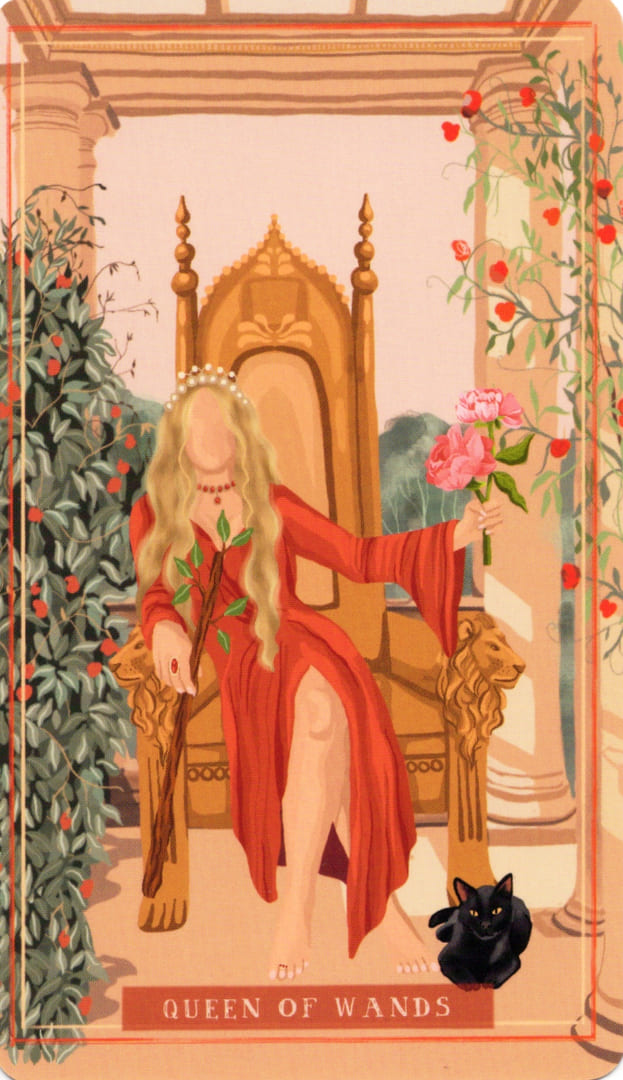 Queen of Wands — Earth Woman Tarot