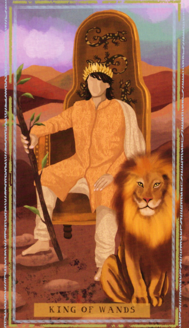 King of Wands — Earth Woman Tarot