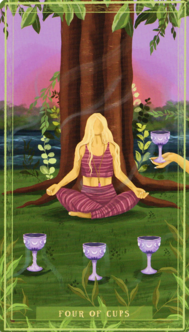 Four of Cups — Earth Woman Tarot