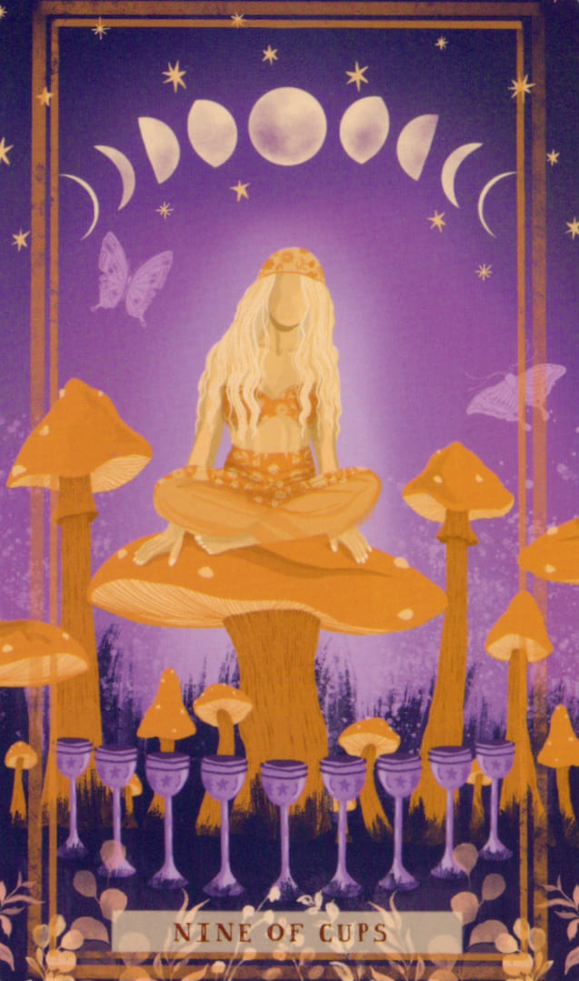 Nine of Cups — Earth Woman Tarot