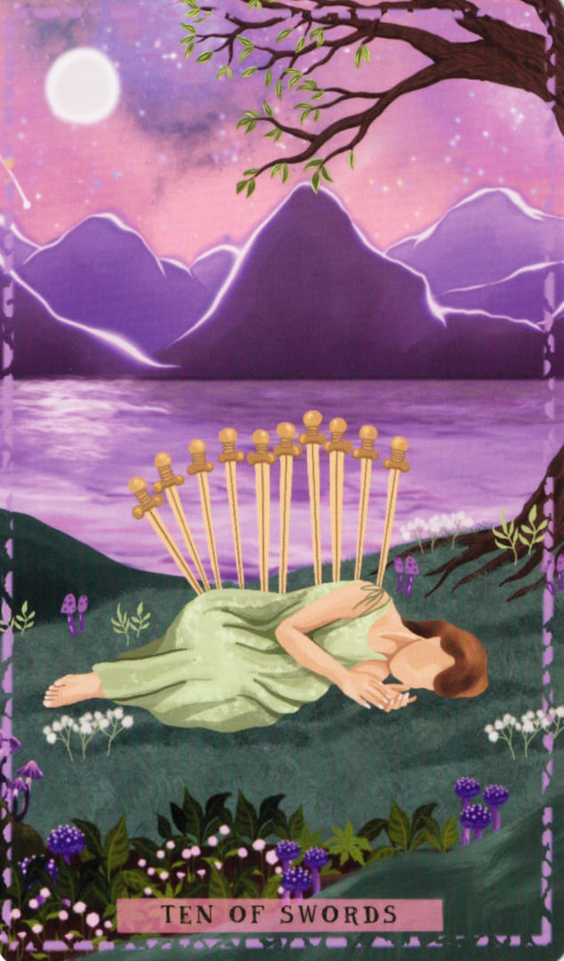 Ten of Swords — Earth Woman Tarot