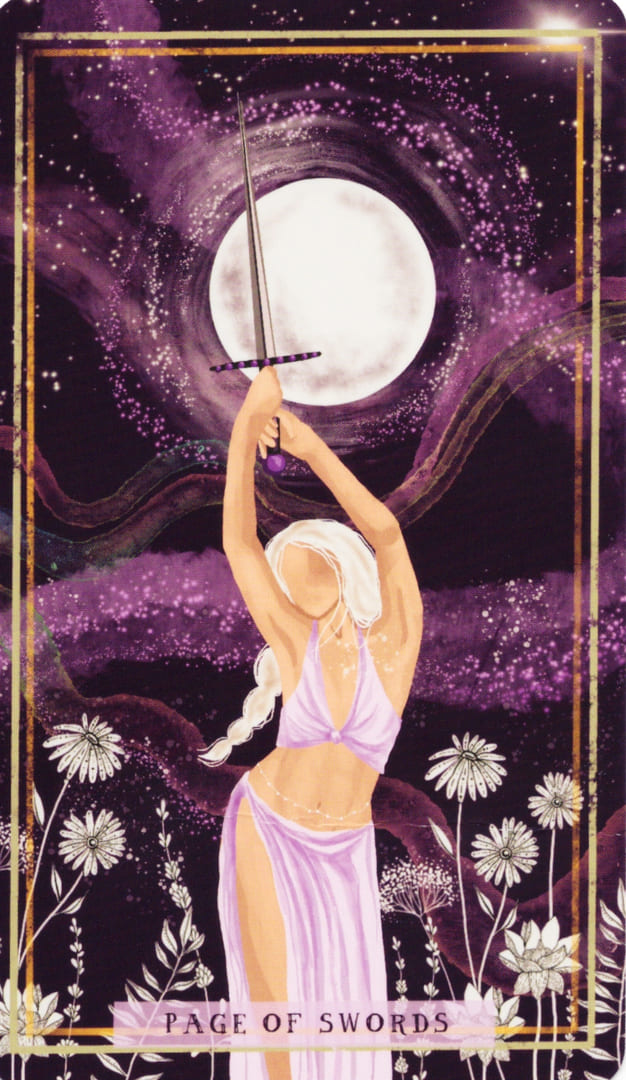 Page of Swords — Earth Woman Tarot