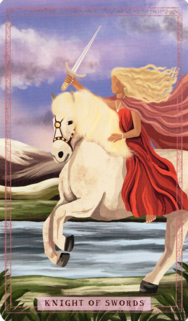Knight of Swords — Earth Woman Tarot