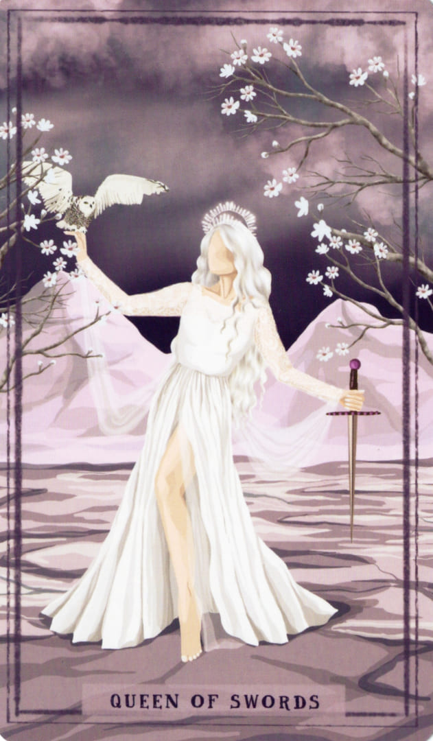 Queen of Swords — Earth Woman Tarot