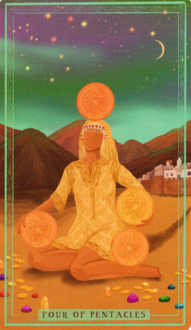 Four of Pentacles — Earth Woman Tarot
