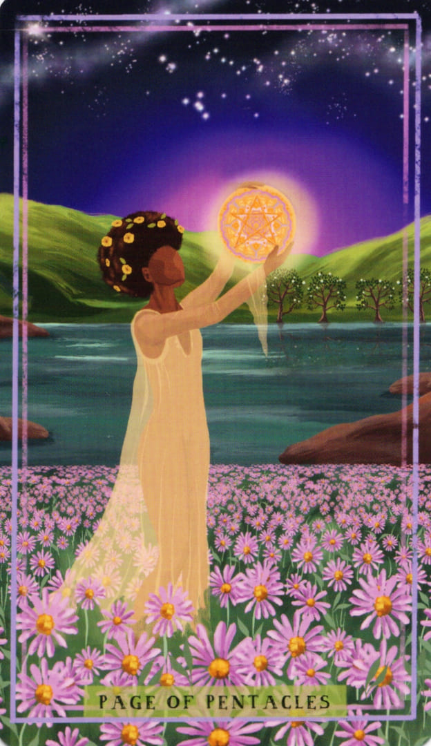 Page of Pentacles — Earth Woman Tarot
